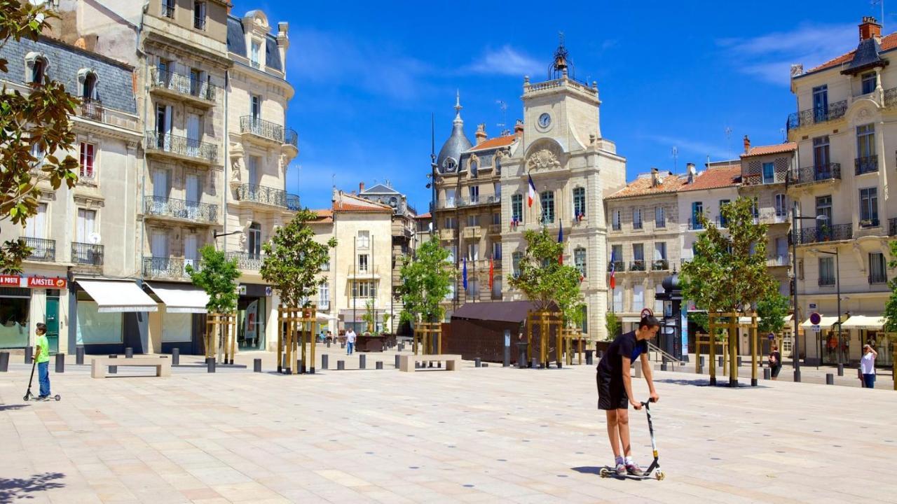 "Evasion"-Meuble De Tourisme 3 Etoiles -Residence "Les Logis De Beziers"-Garage Optionnel-Coeur De Ville-Plages A 16Km ! 외부 사진